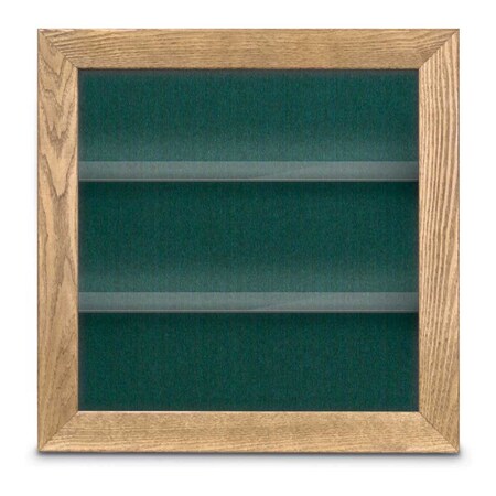 United Visual Products Outdoor Enclosed Combo Board, 42"x32", Black Frame/Green & Cork UVCB4232ODB-GREEN-CORK